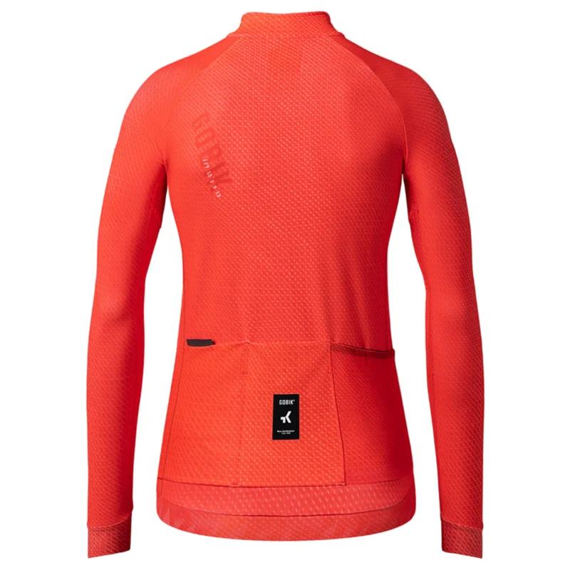 Maglia maniche lunghe donna Gobik Hyder Vermilion - Rosso