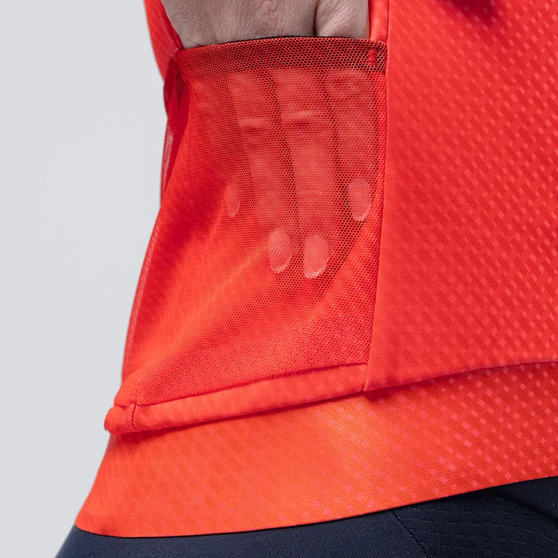 Maglia maniche lunghe donna Gobik Hyder Vermilion - Rosso