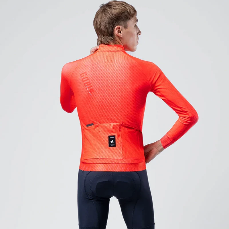 Maglia maniche lunghe Gobik Hyder Vermilion - Rosso