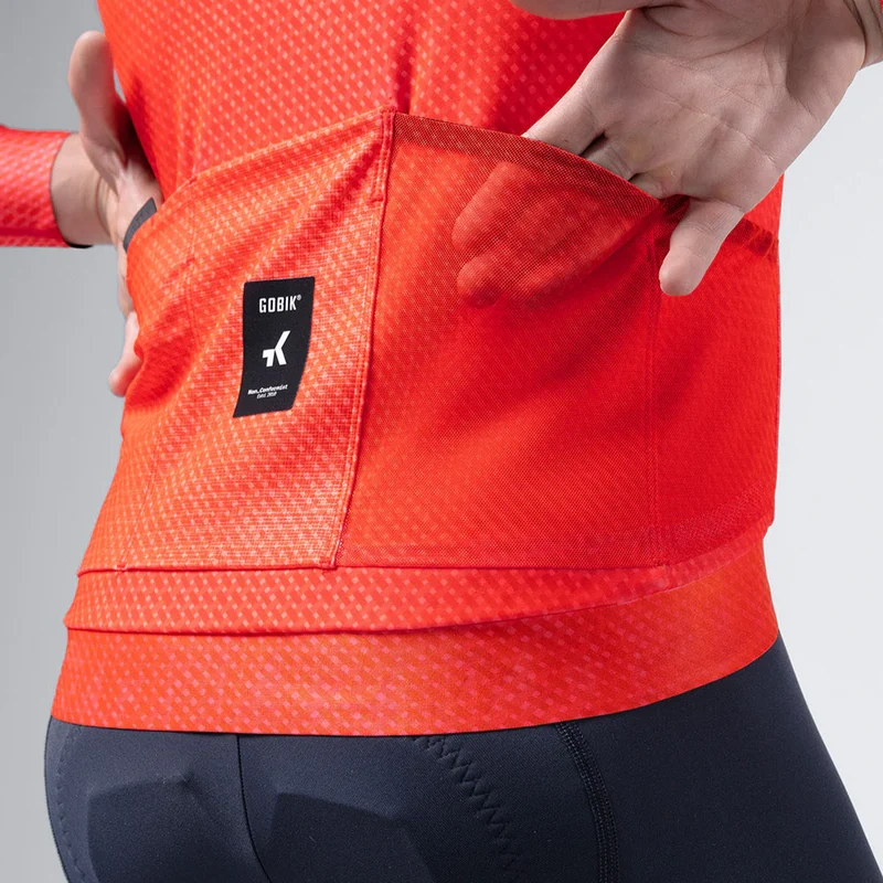 Maglia maniche lunghe Gobik Hyder Vermilion - Rosso
