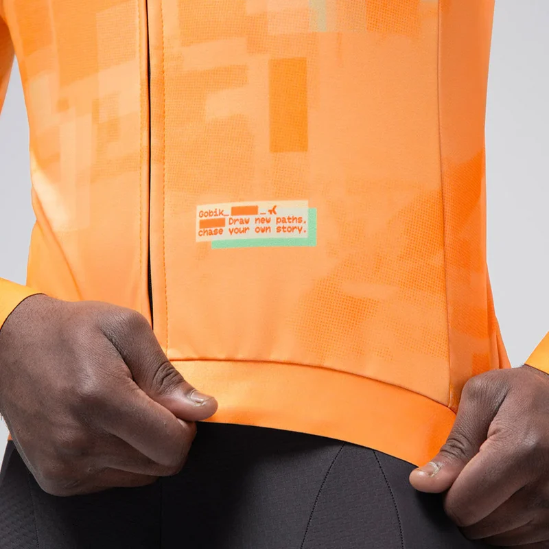 Maglia maniche lunghe Gobik Hyder Pelican - Arancio