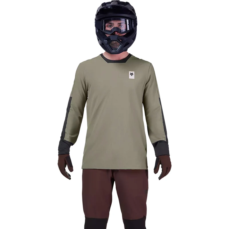 Maglia maniche lunghe Fox Ranger Defend Thermal - Verde