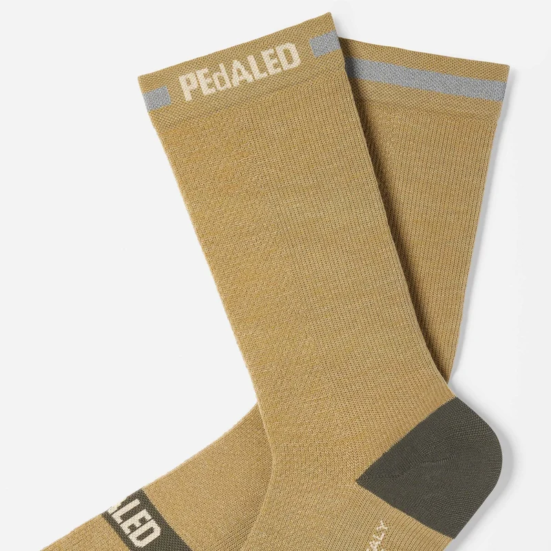 Calze Pedaled Odyssey Merino Reflective - Verde