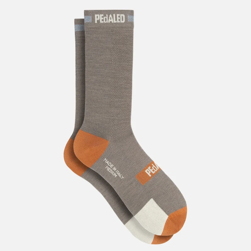 Calze Pedaled Odyssey Merino Reflective - Grigio