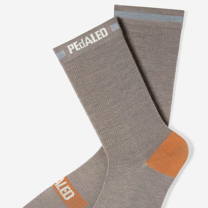 Calze Pedaled Odyssey Merino Reflective - Grigio