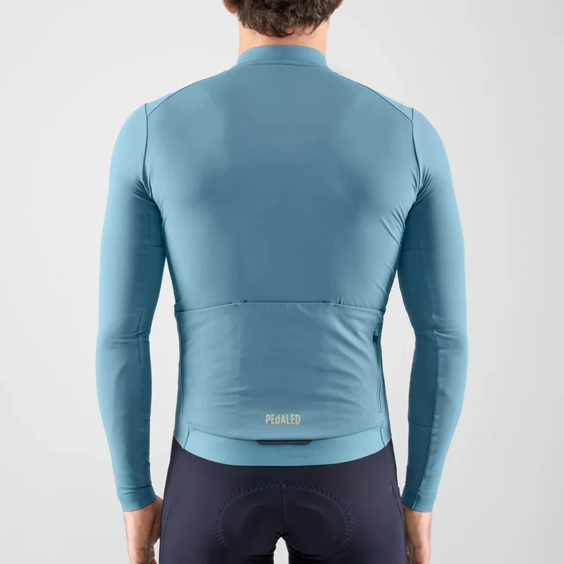 Maglia maniche lunghe Pedaled Element - Azzurro