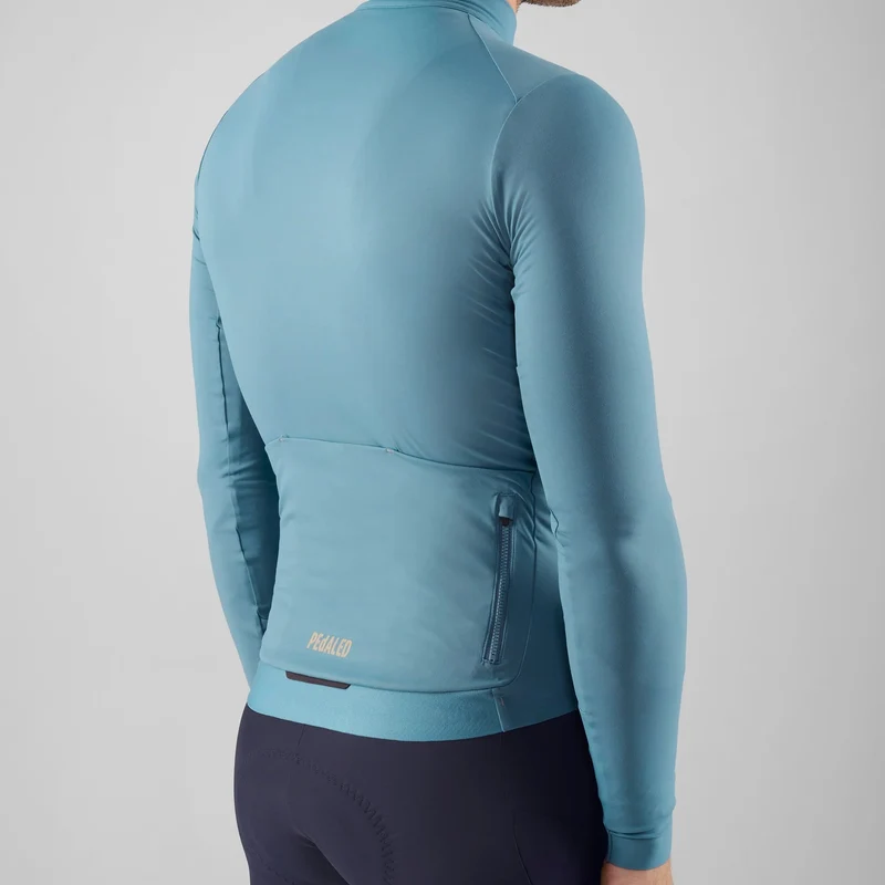 Maglia maniche lunghe Pedaled Element - Azzurro