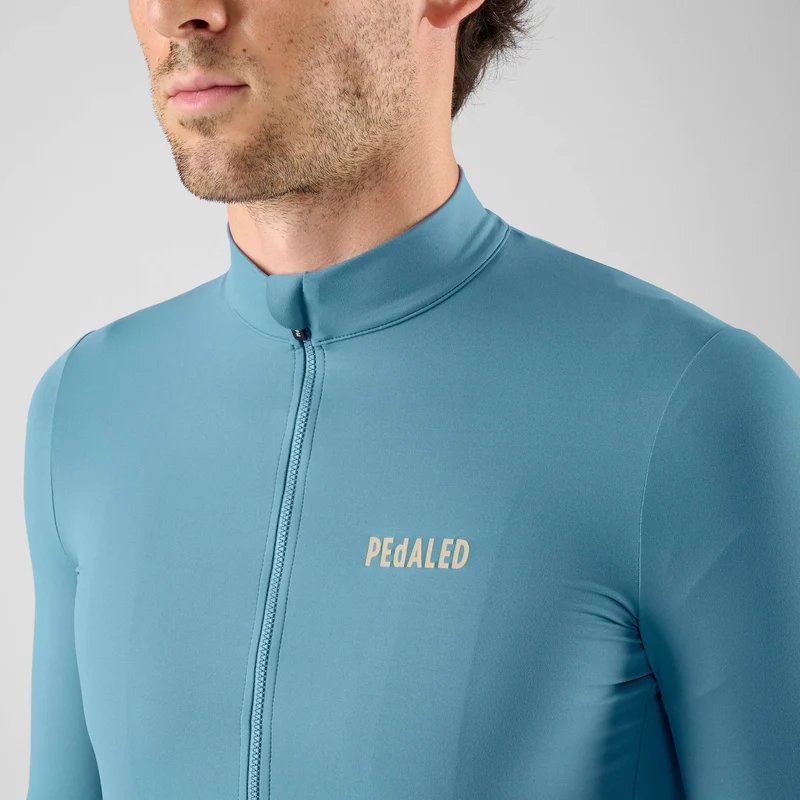 Maglia maniche lunghe Pedaled Element - Azzurro