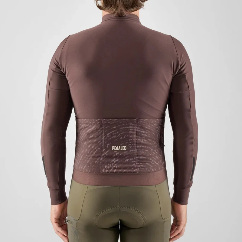Maglia maniche lunghe Pedaled Odyssey - Marrone