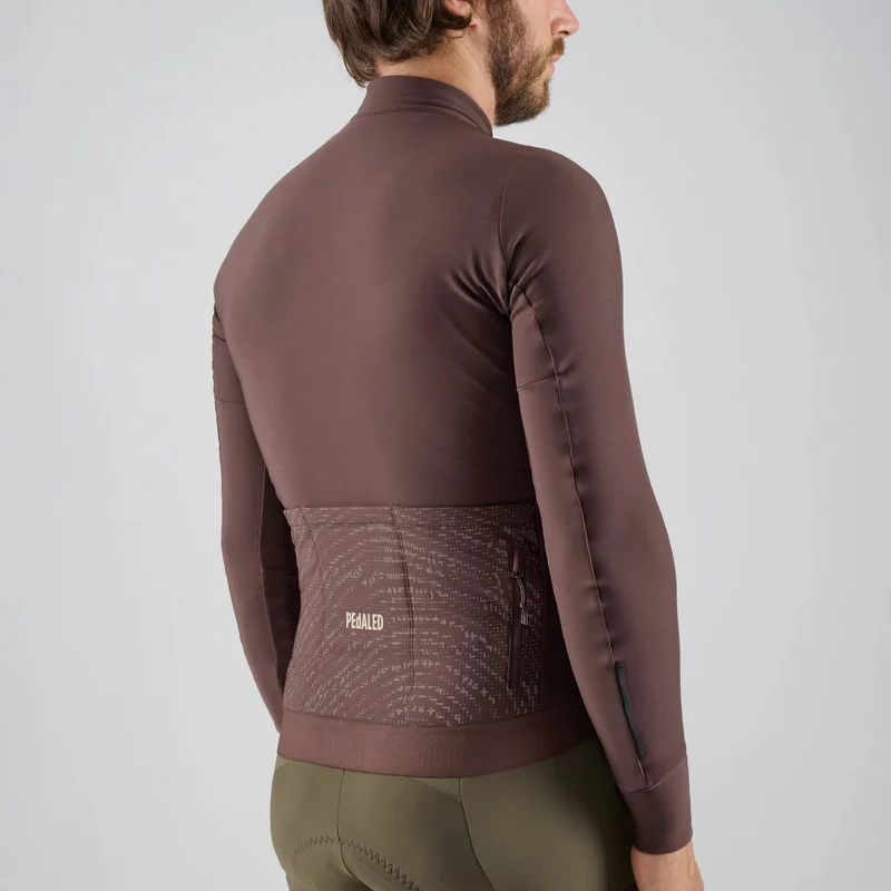 Maglia maniche lunghe Pedaled Odyssey - Marrone
