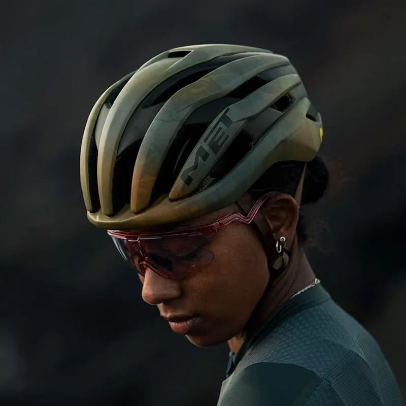 Casco Met Trenta Mips Wander Gravel - Verde marrone