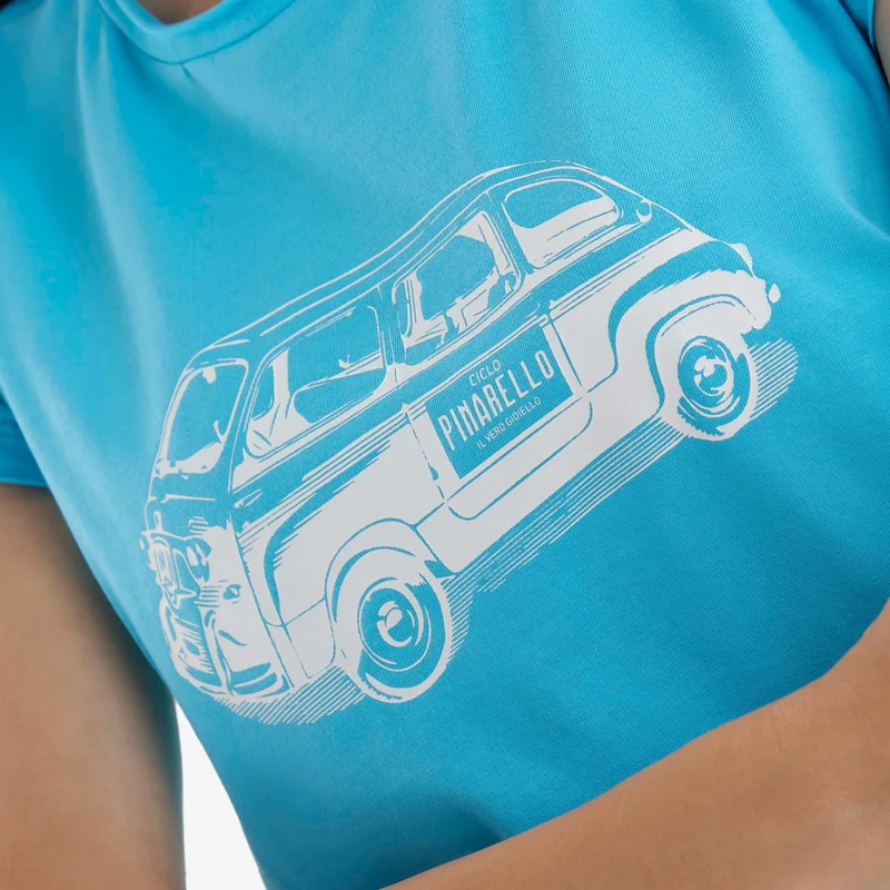 T-Shirt donna Pinarello Multipla - Azzurro