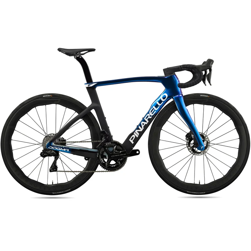 Pinarello Dogma F Disk Dura Ace Di2 Princeton Peak 4550 - Blu nero