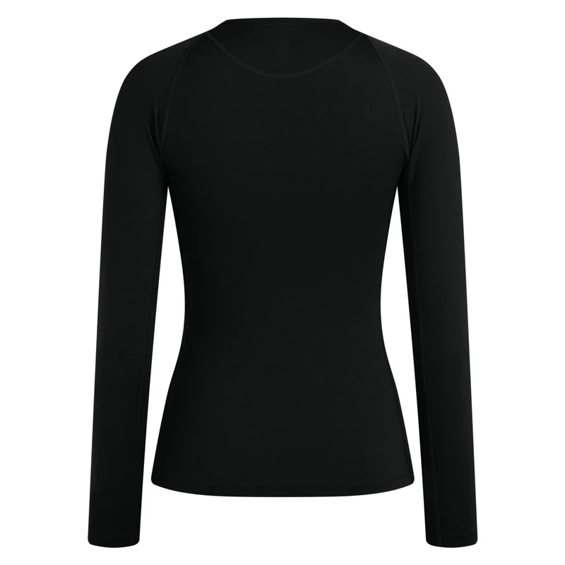 Maglia intima donna maniche lunghe Rapha Merino - Nero