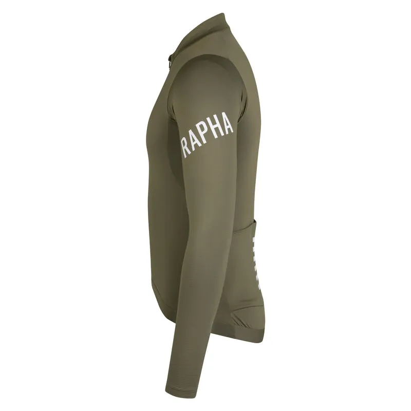 Maglia maniche lunghe Rapha Pro Team Midweight - Verde