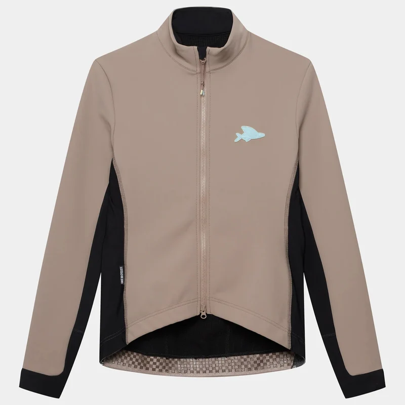 Maglia maniche lunghe Cafe du Cycliste Manon - Beige