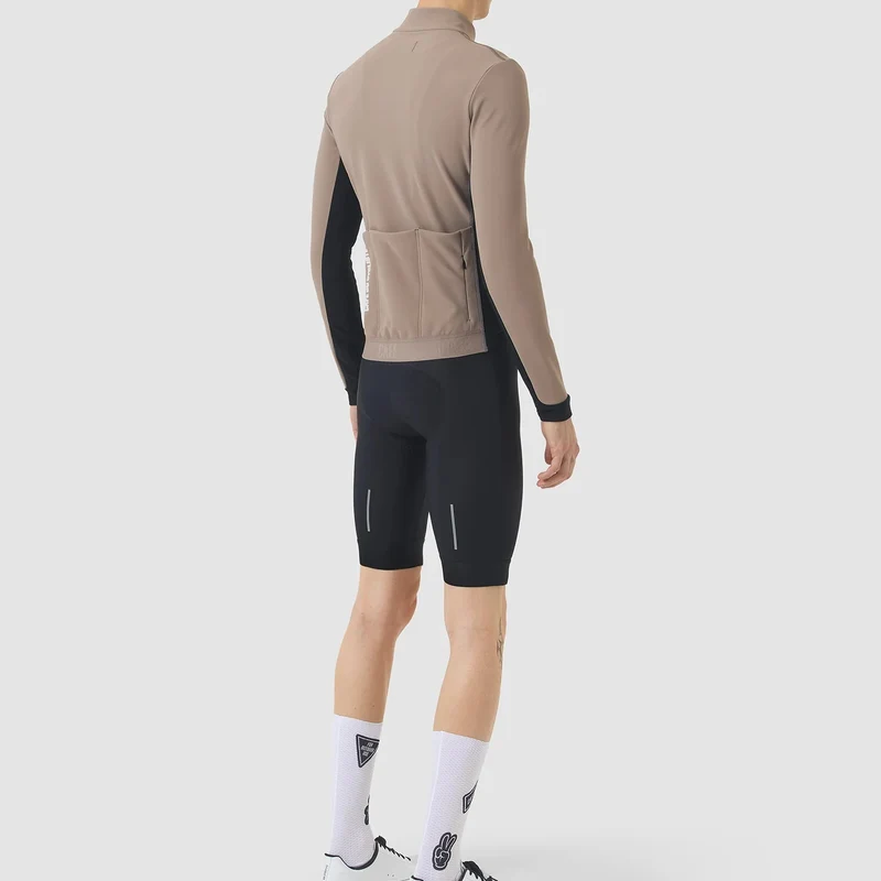 Maglia maniche lunghe Cafe du Cycliste Manon - Beige