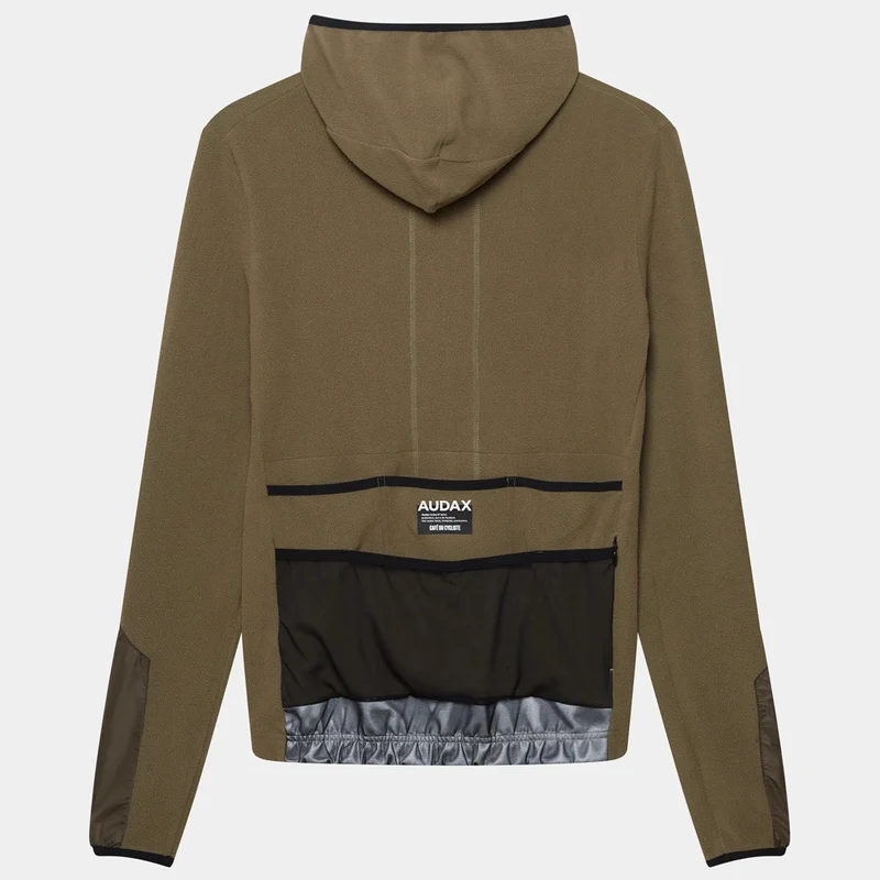 Maglia maniche lunghe Cafe du Cycliste Ingrid - Verde