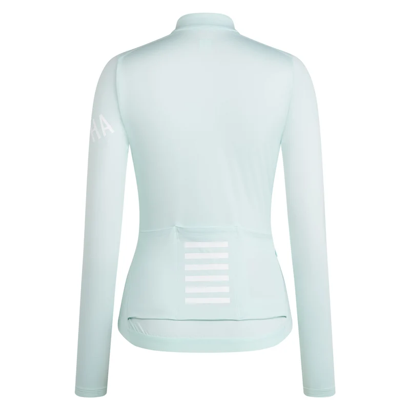 Maglia maniche lunghe donna Rapha Pro Team Midweight - Azzurro