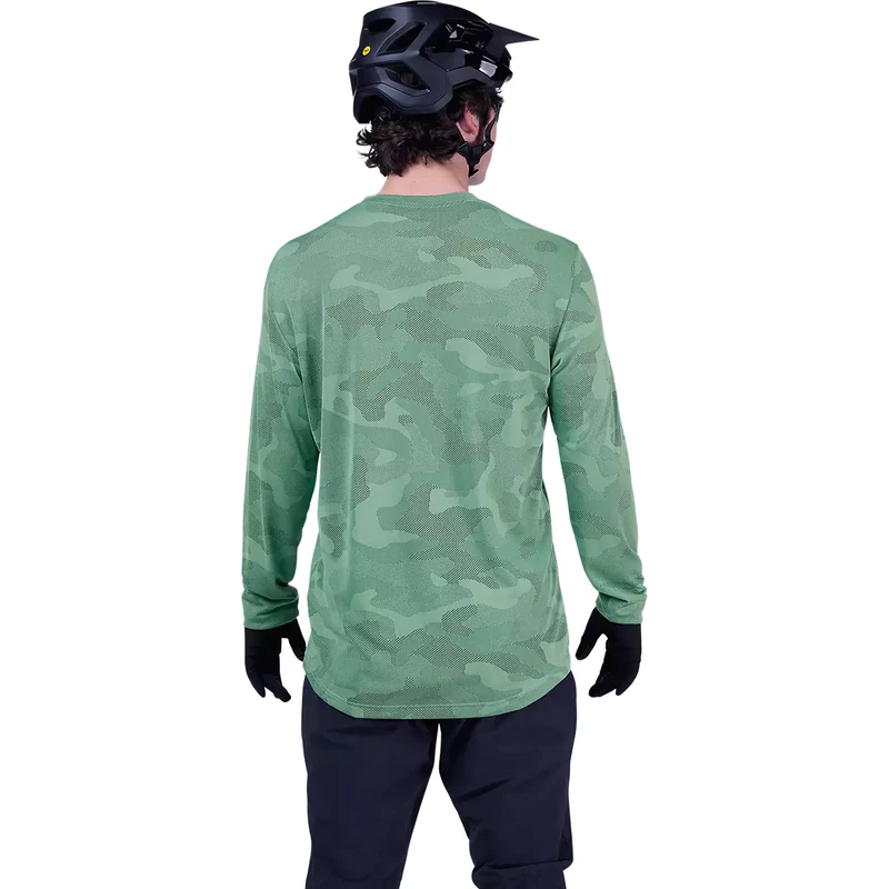 Maglia maniche lunghe Fox Ranger TruDri - Verde