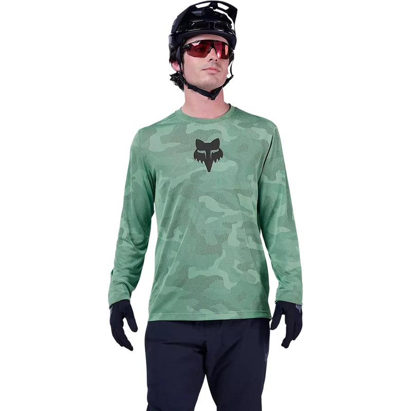 Maglia maniche lunghe Fox Ranger TruDri - Verde