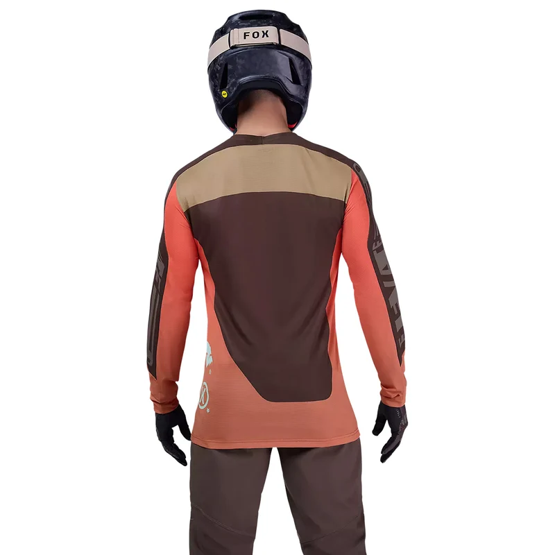 Maglia maniche lunghe Fox Flexair Elevated - Marrone