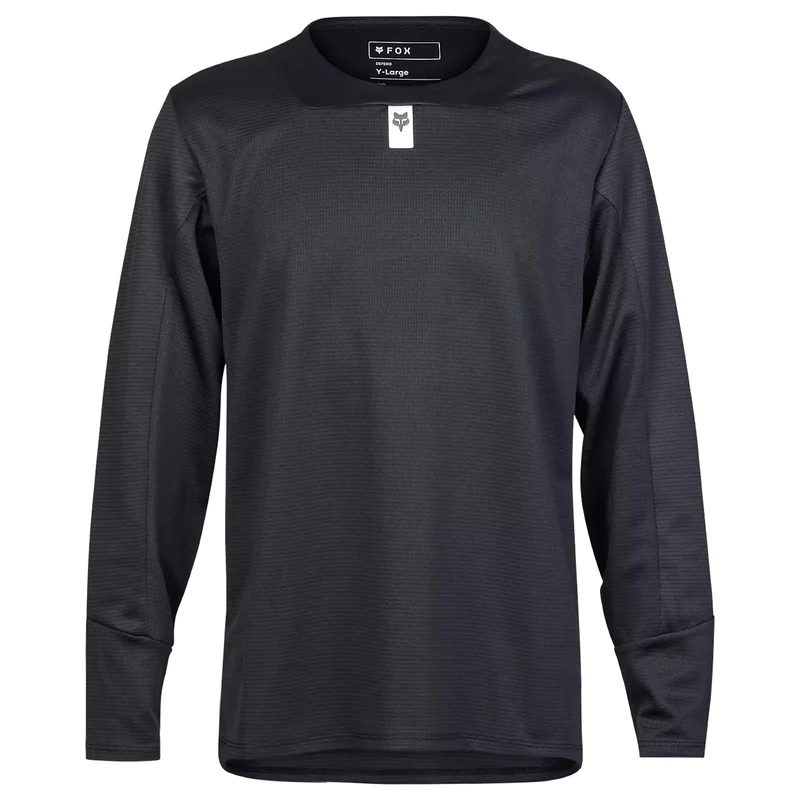 Maglia manica lunga bambino Fox Defend - Nero