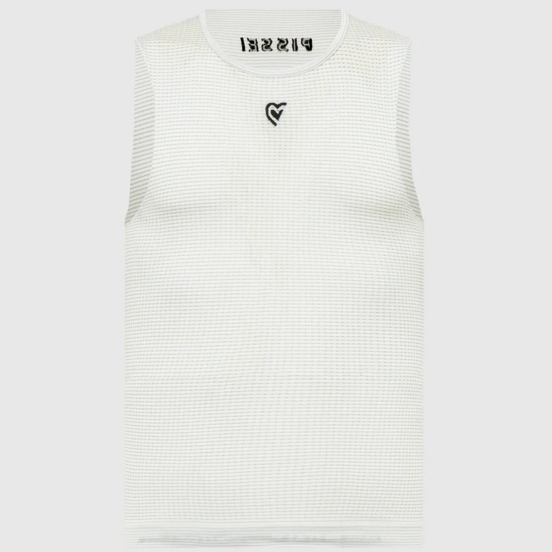 Maglia intima senza maniche Pissei Argentum - Bianco