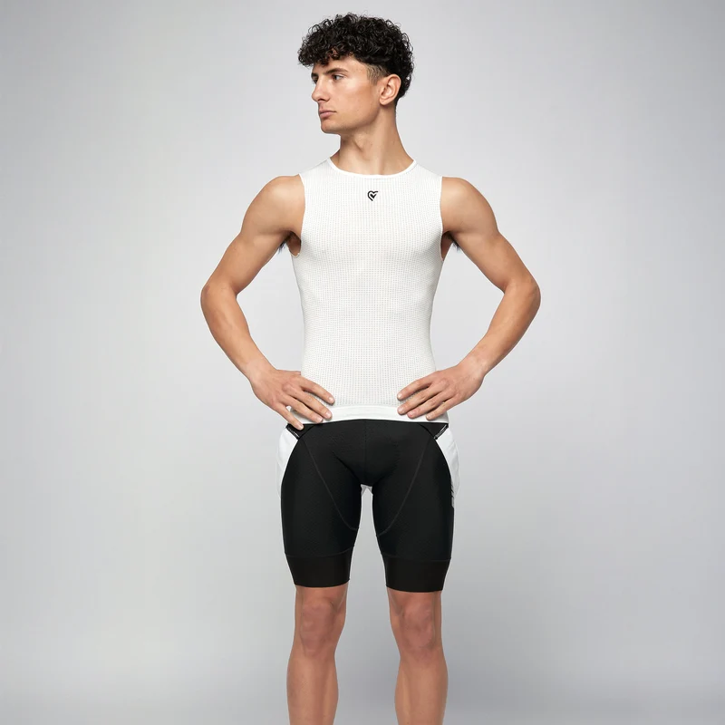 Maglia intima senza maniche Pissei Argentum - Bianco