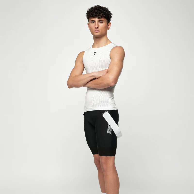 Maglia intima senza maniche Pissei Argentum - Bianco