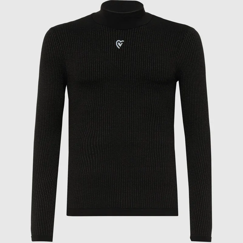 Maglia intima maniche lunghe Pissei Argentum - Nero
