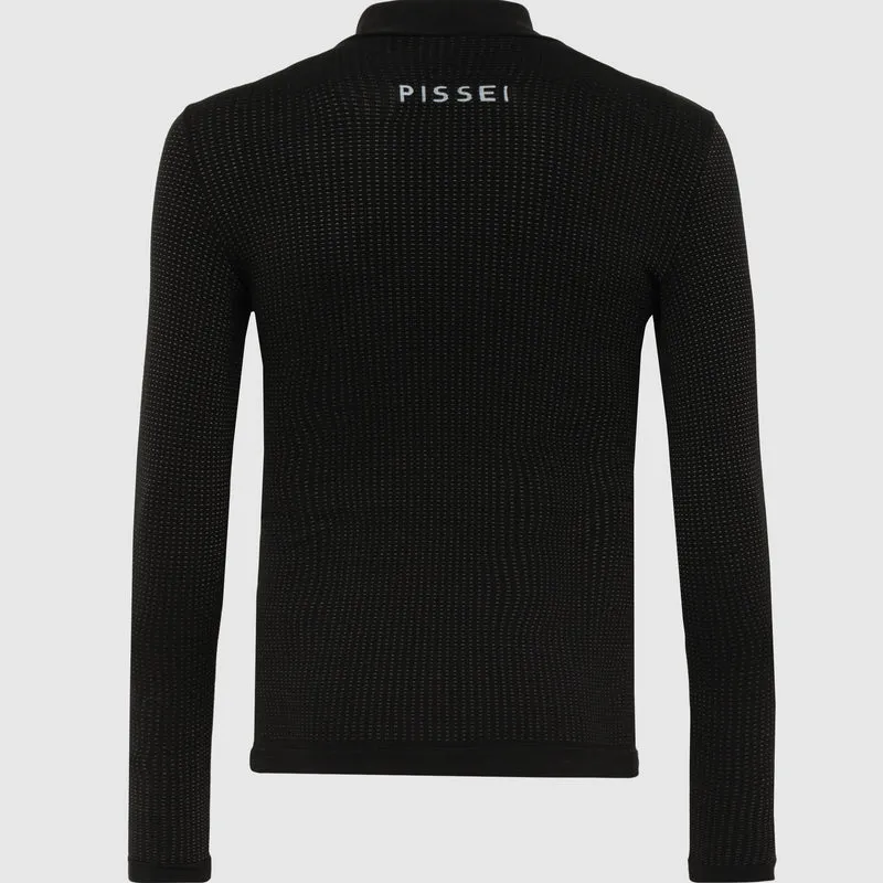 Maglia intima maniche lunghe Pissei Argentum - Nero