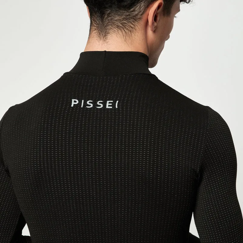 Maglia intima maniche lunghe Pissei Argentum - Nero
