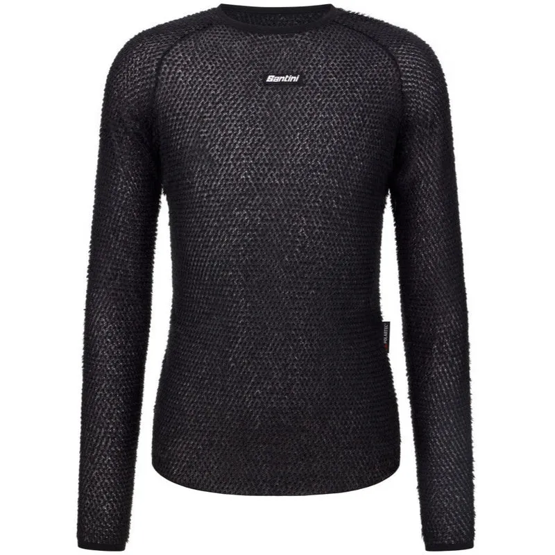 Maglia intima maniche lunghe Santini Alpha - Nero