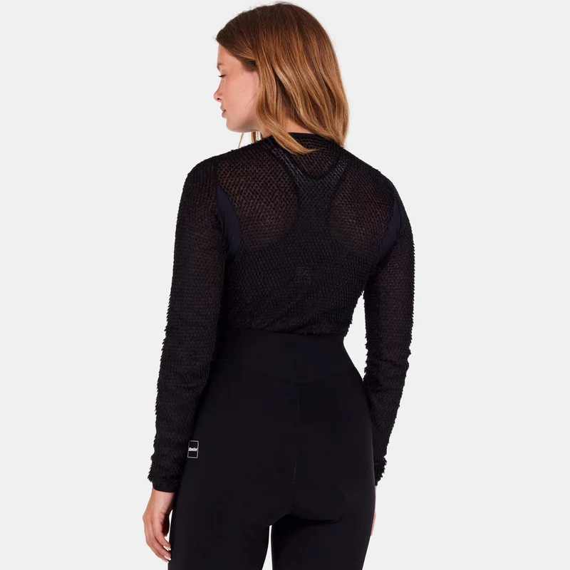 Maglia intima maniche lunghe Santini Alpha - Nero