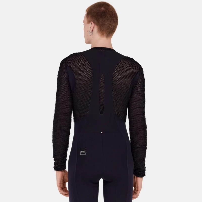 Maglia intima maniche lunghe Santini Alpha - Nero