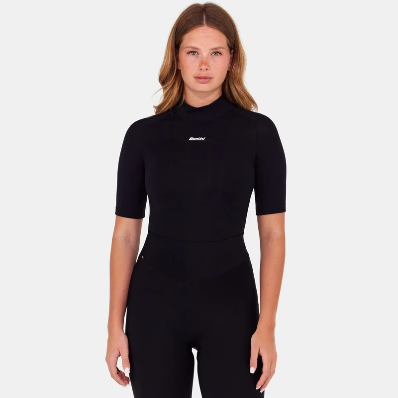 Maglia intima Santini Lana - Nero