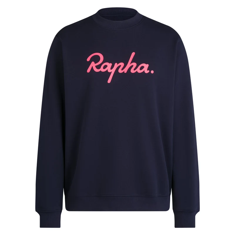 Felpa Rapha Heavyweight Logo - Blu