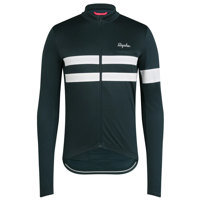 Maglia maniche lunghe Rapha Brevet - Verde scuro
