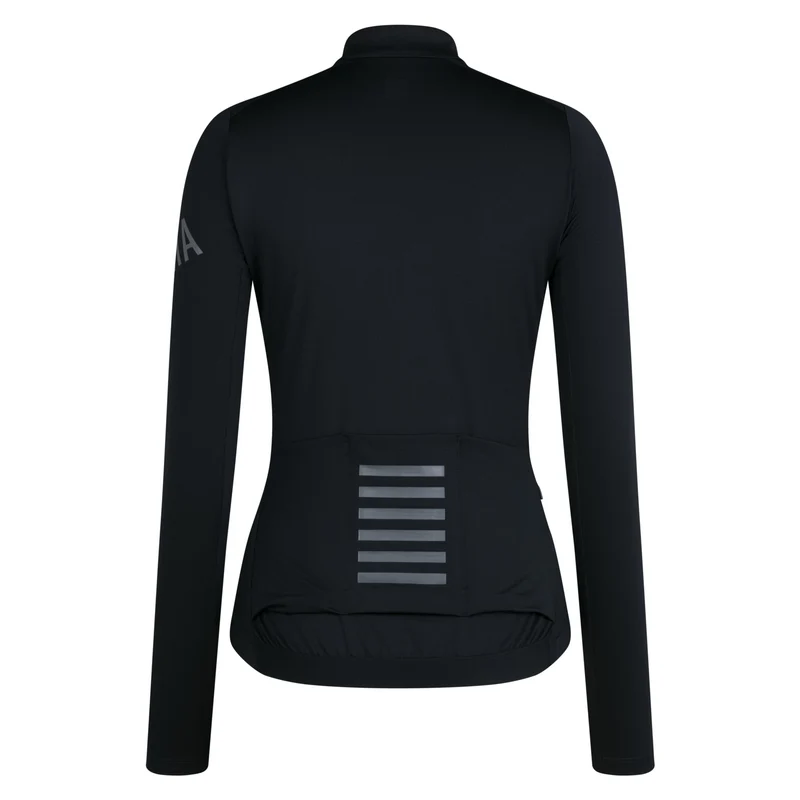 Maglia maniche lunghe donna Rapha Pro Team Midweight - Nero