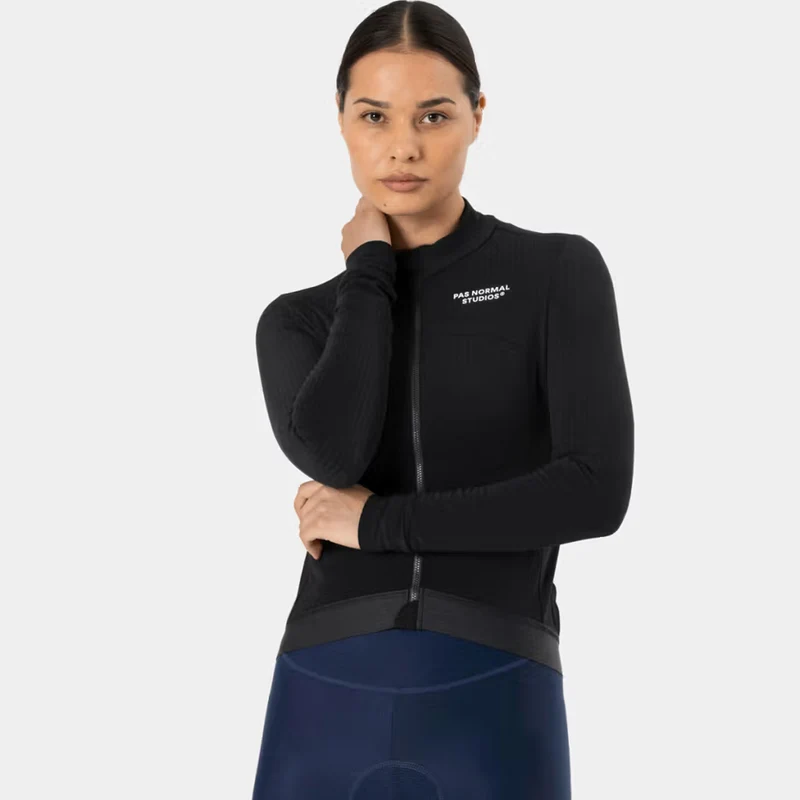 Maglia donna maniche lunghe Pas Normal Studios Essential - Nero