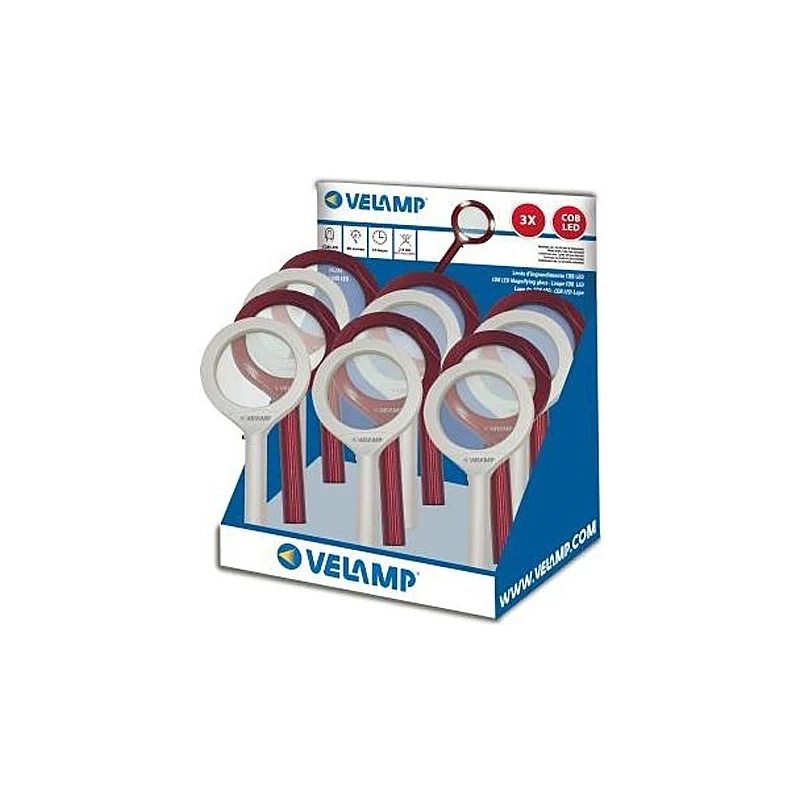 Lente di ingrandimento con 3 LED