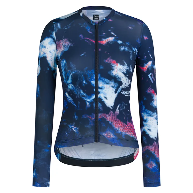 Maglia maniche lunghe donna Rapha Pro Team Lightweight - Cosmic print