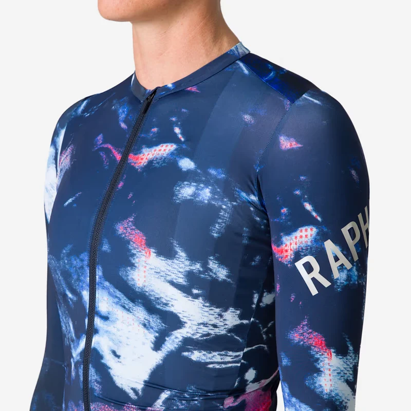 Maglia maniche lunghe donna Rapha Pro Team Lightweight - Cosmic print