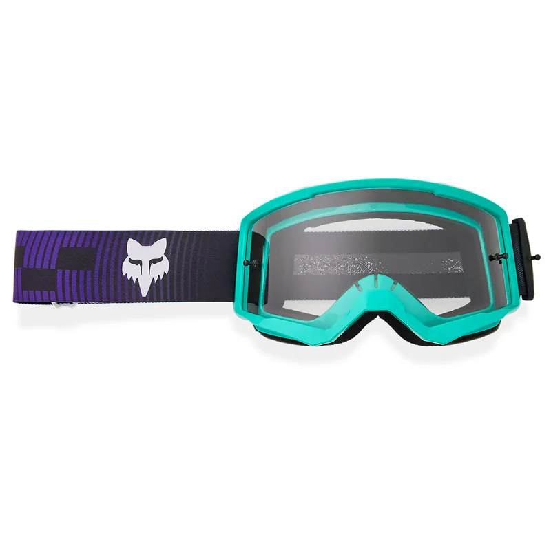 Maschera Fox Main Collect Mirrored - Verde