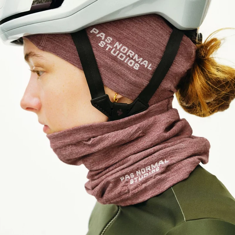 Scaldacollo Pas Normal Studios Logo Merino Knit - Bordeaux