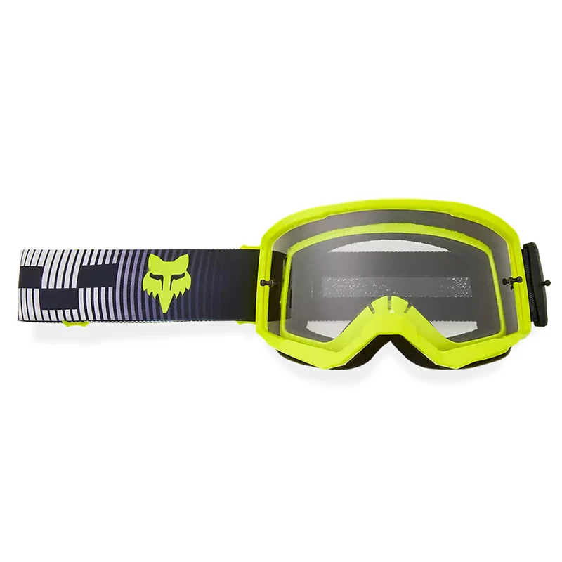 Maschera Fox Main Collect Mirrored - Grigio Giallo