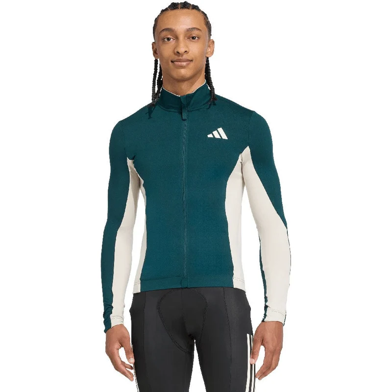 Maglia maniche lunghe Adidas Tempo 3-Stripes - Verde