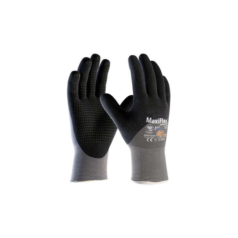 Guanto alto maxiflex puntinato
