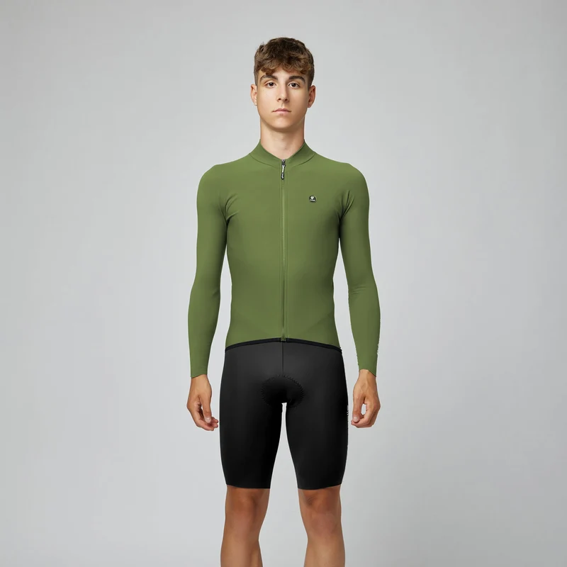 Maglia maniche lunghe Pissei Primapelle - Verde scuro